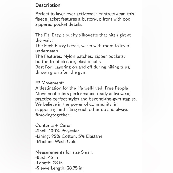 FP Movement Rocky Ridge Pullover in Purple Zebra Combo Size S - Picture 15 of 15